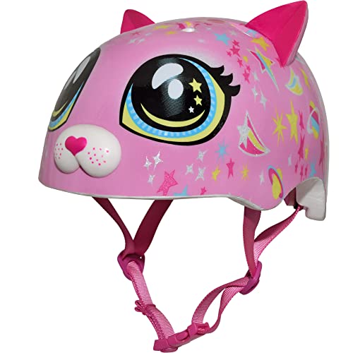 C-Preme Raskullz Tdlr Cat PNK 3 48-52 cm 2021 Casque Jeunesse Unisexe, Astro Chat Rose, Unisize 48-52CM