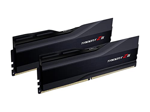 G.Skill Trident Z5 Series (Intel XMP) 32 Go (2 x 16 Go) SDRAM DDR5 6400 CL32-39-39-102 1,40 V Dual Channel F5-6400J3239G16GA2-TZ5K pour ordinateur de bureau Noir mat