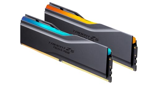 G.SKILL Trident Z5 NeoX RGB Series DDR5 RAM (AMD EXPO ULL EXPO) 32 Go (2 x 16 Go) jusqu'à 6000 MT s CL36-36-36-76 1,35 V mémoire U-DIMM pour ordinateur de bureau – Noir mat (F5-6000A3636F16GX2