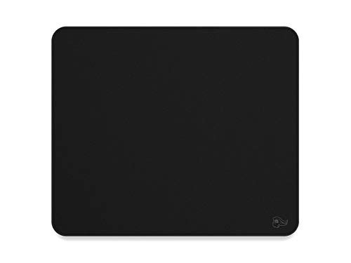 GLORIOUS Gaming Tapis de Souris en Tissu (Large) - Bords Cousus, Surface Lisse pour Vitesse et contrôle, Base Anti-dérapante, Lavable en Machine, Taille L (330 x 280 x 3 mm) - Furtif Noir