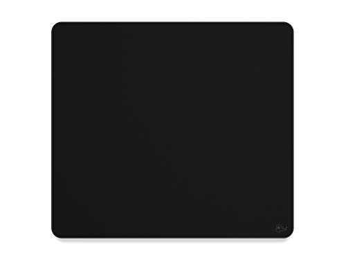 GLORIOUS Gaming Tapis de Souris en Tissu (XL Heavy) - Bords Cousus, Surface Lisse pour Vitesse et contrôle, Base Anti-dérapante, Lavable en Machine, XL (460 x 410 x 5 mm) - Furtif Noir