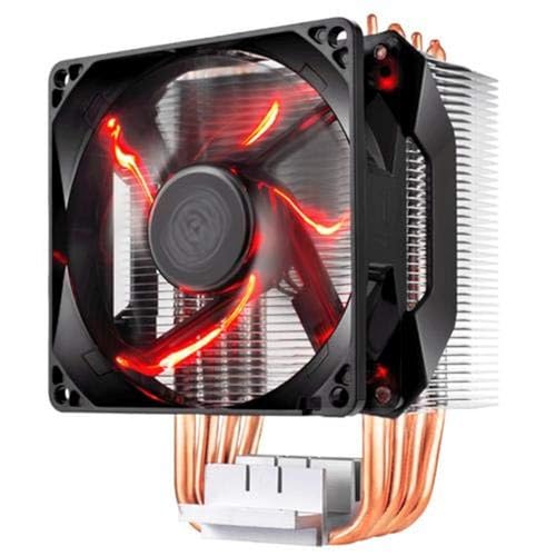 Cooler Master Hyper H410R RGB Processeur Refroidisseur 9,2 cm Noir, Argent