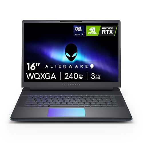 Alienware Ordinateur Portable de Jeu 16 Area-51 AA16250-16 WQXGA 240 Hz, Intel Core Ultra 9-275HX, 32 Go de RAM DDR5, 1 to SSD, NVIDIA GeForce RTX 5070Ti, Windows 11 Home, Service sur site - Liquid