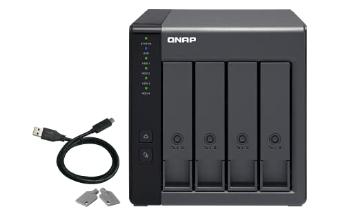 QNAP TR-004 4 Baies USB Type-C Direct Attached Storage (DAS) avec Raid matériel (sans Disque)