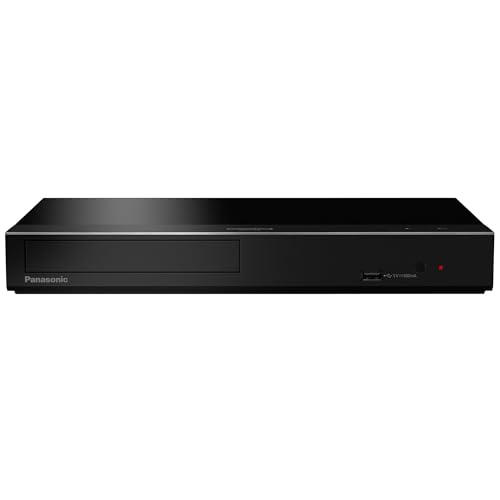 Panasonic Lecteur Blu Ray 4K de qualité supérieure, lecteur DVD UHD Blu Ray avec son haute résolution, streaming VOD 4K, HDR10 et Dolby Vision™, DP-UB450 (noir)
