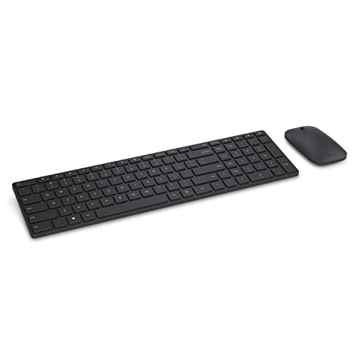 Microsoft 7N9-00011 clavier Bluetooth QWERTY Anglais Noir - Claviers (Sans fil, Bluetooth, Clavier mécanique, QWERTY, Noir, Souris incluse)