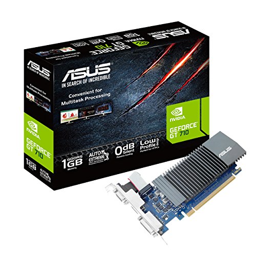 ASUS GT710-SL-1GD5-BRK Geforce GT 710 Silent LP BRK D5 GeForce GT710 Carte Graphique 1024 Mo