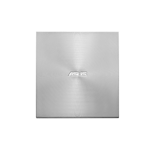 ASUS ZenDrive U9M Argent (SDRW-08U9M-U) – Lecteur Graveur CD DVD x8 ultra-compact, M-Disc supporté, compatible avec USB 3.0 Type-C Type-A pour Windows Mac OS