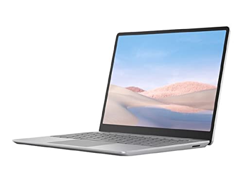 Microsoft Surface Laptop Go (Windows 10, écran tactile 12,45 , Intel Core i5, 4 Go RAM, 64 Go eMMC, Platine, clavier QWERTZ allemand) L'ordinateur portable le plus léger
