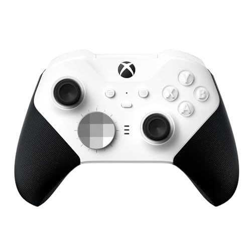Xbox Manette sans Fil - Elite Series 2 – Core (Blanc) Series X, Series S, One, Windows 10 11, Android et iOS