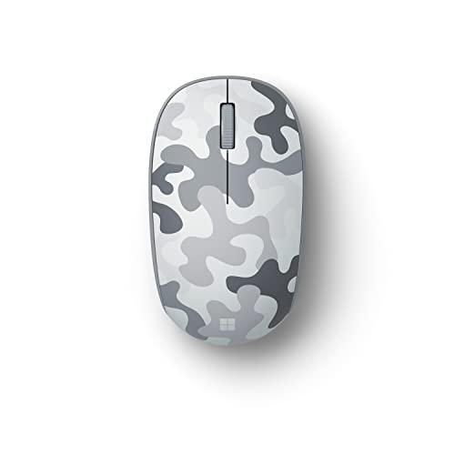 Microsoft Bluetooth Mouse - Edition Spéciale Camouflage Blanc Arctique