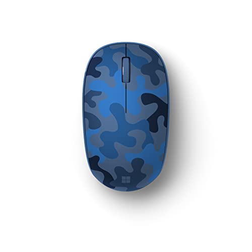 Microsoft Bluetooth Mouse - Edition Spéciale Camouflage Bleu Nuit