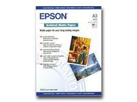 Epson Papier photo Epson Archival Matte Paper A3 189 g m² 50 feuilles mat