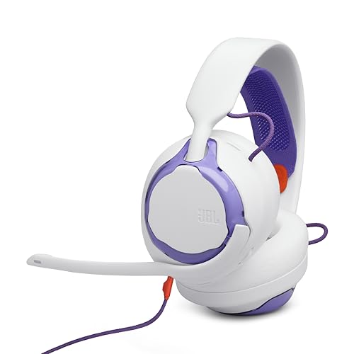 JBL Quantum 250 Casque de Jeu multiplateforme avec câble Blanc