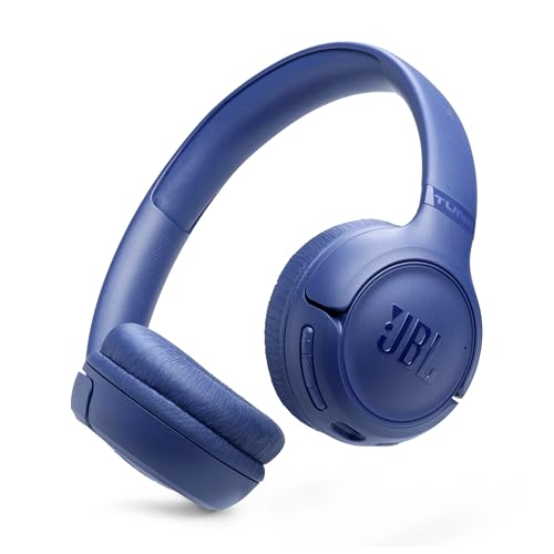 JBL Tune 530 BT, Casque Audio sans Fil, léger et Confortable, Bluetooth 6.0, autonomie jusqu'à 76 h, Charge Rapide, Design Pliable, Son JBL Pure Bass, Google Fast Pair, Microsoft Swift Pair, Bleu
