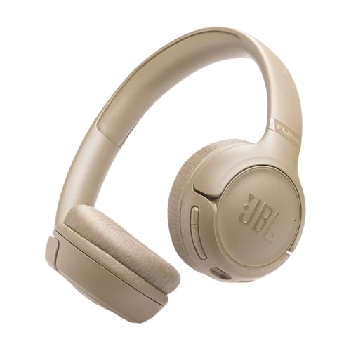 JBL Tune 530 BT, Casque Audio sans Fil, léger et Confortable, Bluetooth 6.0, autonomie jusqu'à 76 h, Charge Rapide, Son JBL Pure Bass, Google Fast Pair, Microsoft Swift Pair, Mocha Mousse