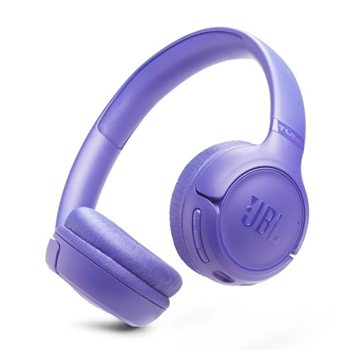 JBL Tune 530 BT, Casque Audio sans Fil, léger et Confortable, Bluetooth 6.0, autonomie jusqu'à 76 h, Charge Rapide, Design Pliable, Son JBL Pure Bass, Google Fast Pair, Microsoft Swift Pair, Violet