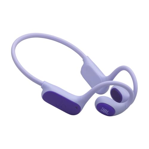 JBL Junior Free, Casque sans Fil Open-Ear Enfants, léger et Durable, autonomie Jusqu’à 10 h, contrôle Parental, Technologie JBL OpenSound et Safe Sound pour protéger l’Audition des Enfants, Violette