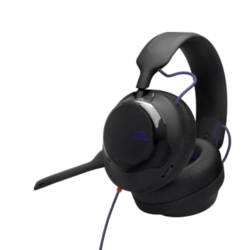 JBL Quantum 120, Casque Gaming Circum-Aural Multiplateforme Filaire, Noir