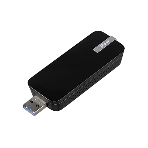 TP-Link Clé WiFi AC1300 Mbps Archer T4U, adaptateur USB wifi, dongle wifi, bouton WPS, USB 3.0, Antenne à gain élevé, MU-MIMO, Garantie à 3 ans, compatible avec Win 11 10 8.1 8 7, Mac OS X