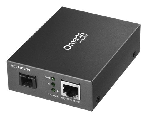 TP-Link Convertisseur Réseau TP-Link Omada MC211CS-20 Gigabit Ethernet 1000 Mbit s SC UPC Monomode 20 km