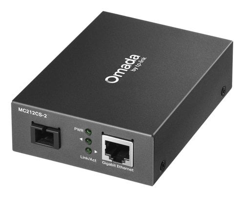TP-Link Convertisseur Réseau TP-Link Omada MC212CS-2 Gigabit Ethernet 1000 Mbit s SC UPC Monomode 2000 m