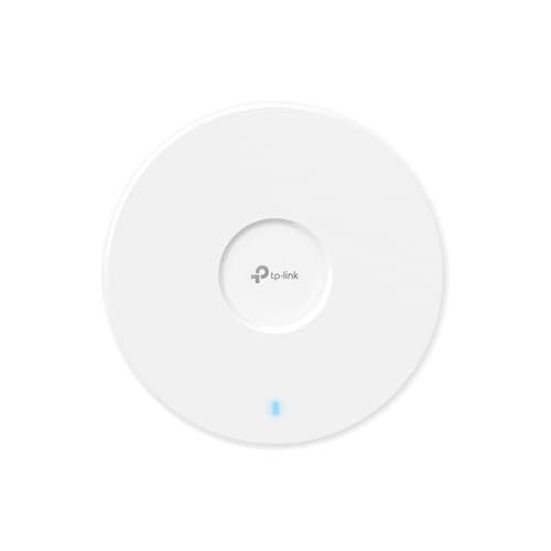 TP-Link Omada EAP720 Point d'accès WiFi 7 BE3600 planfonier, Double Bande 4 Flux, 1 Port 2.5 Gigabit Support PoE , Couvre jusqu'à 140㎡, 250 Clients simultanés, Itinérance Transparente, Omada Mesh