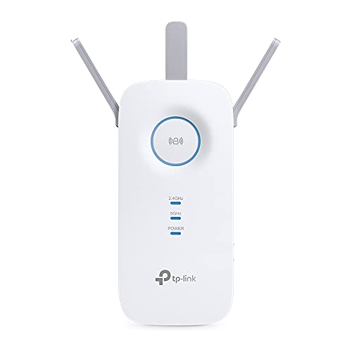 TP-Link Répéteur WiFi Mesh (RE550), Amplificateur WiFi AC1900, repeteur WiFi Puissant Couvre Jusqu’à 150m², WiFi Extender avec Port gigabit, Compatible avec Toutes Les Box Internet