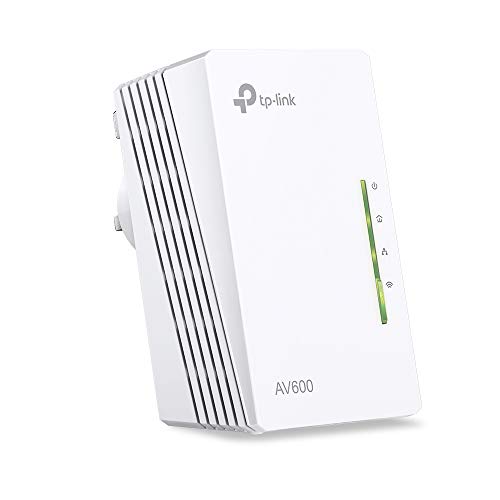 TP-Link TL-WPA4220 2-Port Add-On Powerline Adapter, Range Extender, Broadband WiFi Extender, WiFi Booster Hotspot, No Configuration Required, UK Plug