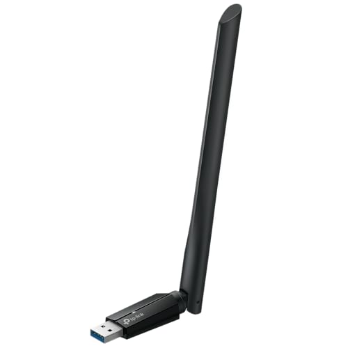 TP-Link Archer TBE400U Plus Clé USB WiFi 7 Tri-Bande - Adaptateur WiFi USB 3.0 pour PC, Jusqu’à 6452 Mbit s, Antenne Haute Performance, 6 GHz, WPA3, Windows 10 11