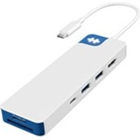 HYPERDRIVE FLEX8 PORT USB-C HUB BLUE