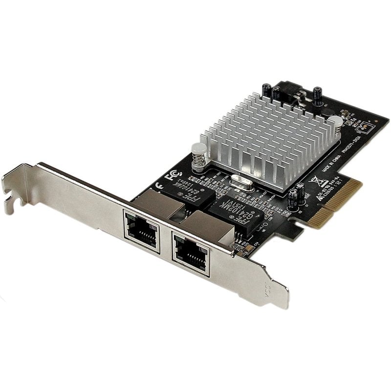 Startech StarTech.com Carte Réseau PCI Express 2 Ports Gigabit Ethernet 10 100 1000 avec Chipset Intel i350