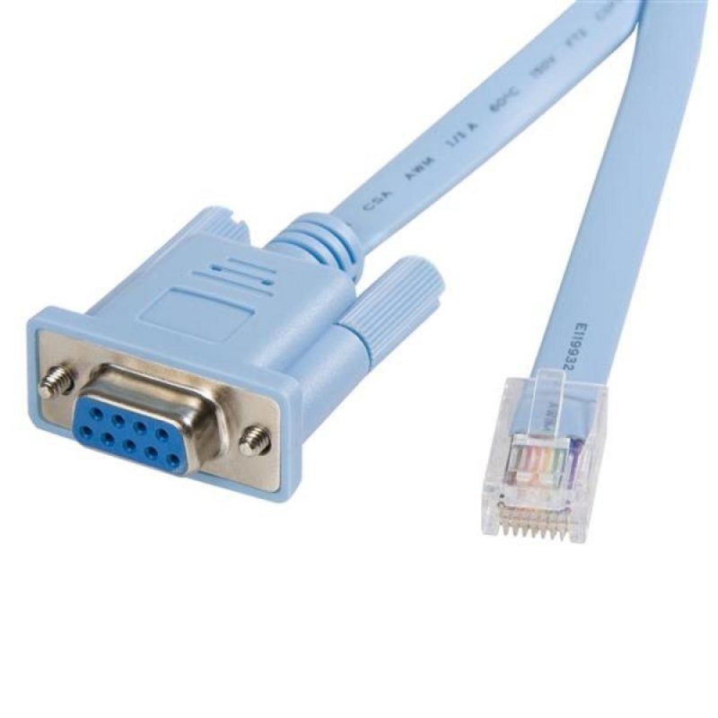 Startech Câble de Console Cisco StarTech.com 1,8m RJ45 à Série DB9 - Macho à Hembra