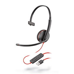 Poly Poly Blackwire 3210 Auricular con Micrófono USB Negro