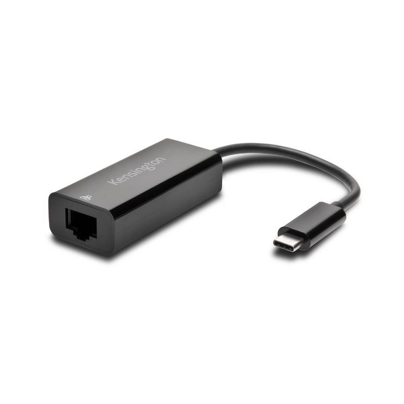 Kensington Tarjeta de Red Kensington CA1100E USB-C Gigabit Ethernet Plug Play Black