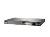 HPE Aruba 2930F 24G PoE 4SFP Géré L3 Gigabit Ethernet (10 100 1000) Connexion Ethernet, supportant l'alimentation via ce port (PoE) 1U Grey