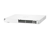 Hewlett Packard Enterprise HPE Networking Instant On 1960 24G 20p Class4 4p Class6 PoE 2XGT 2SFP 370W Switch - commutateur - 24 ports - Gere - Montable sur rack