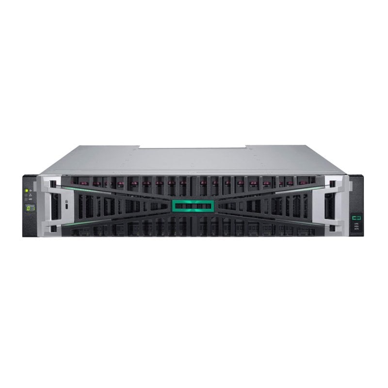 HPE Disque Dur Rack SAN HPE MSA 2070 SFF 24 baies iSCSI 10GBase-T SSD HDD Redondant