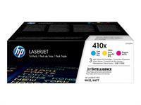 HP 410X (CF252XM) - Cyan Magenta et Yellow