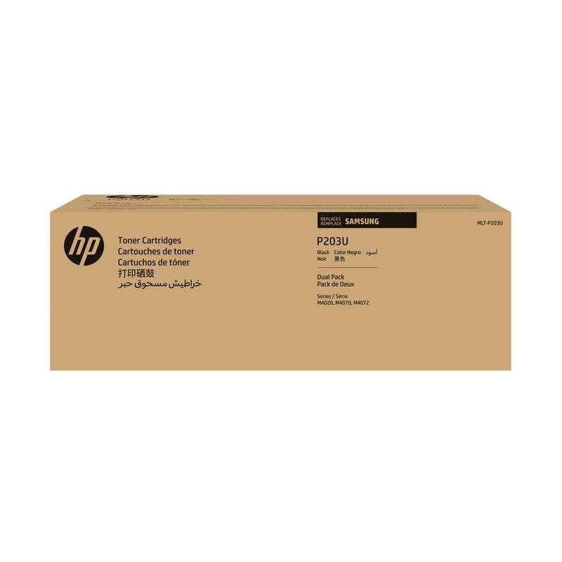 HP Cartouches toner Black haute capacité HP Samsung MLT-P203U pack 2