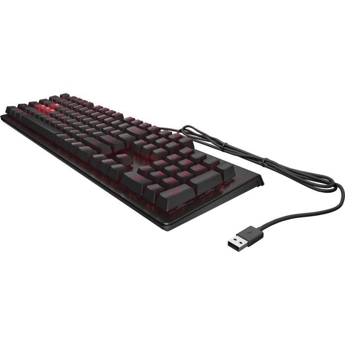 Clavier encodeur filaire OMEN by HP - Black et Red - AZERTY