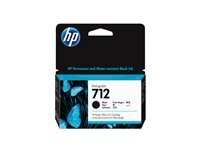 HP 712 - Black - original - DesignJet - cartouche d'encre