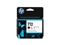 HP 712 - Black - original - DesignJet - cartouche d'encre