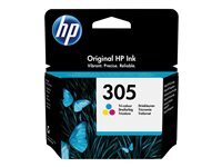 HP 305 - couleur (cyan, magenta, Yellow) - original - cartouche d'encre
