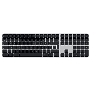 Apple Magic Keyboard avec Touch ID et pave numerique Black INT MMMR3Z A
