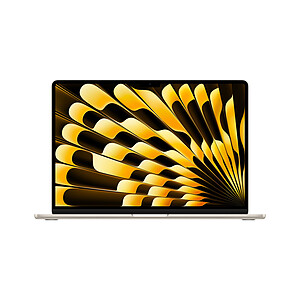 Apple MacBook Air M2 15 pouces 2023 Lumiere stellaire 8Go 256 Go MQKU3FN A
