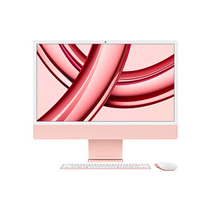 Apple iMac M3 2023 24 8 Go 256 Go Rose MQRT3FN A