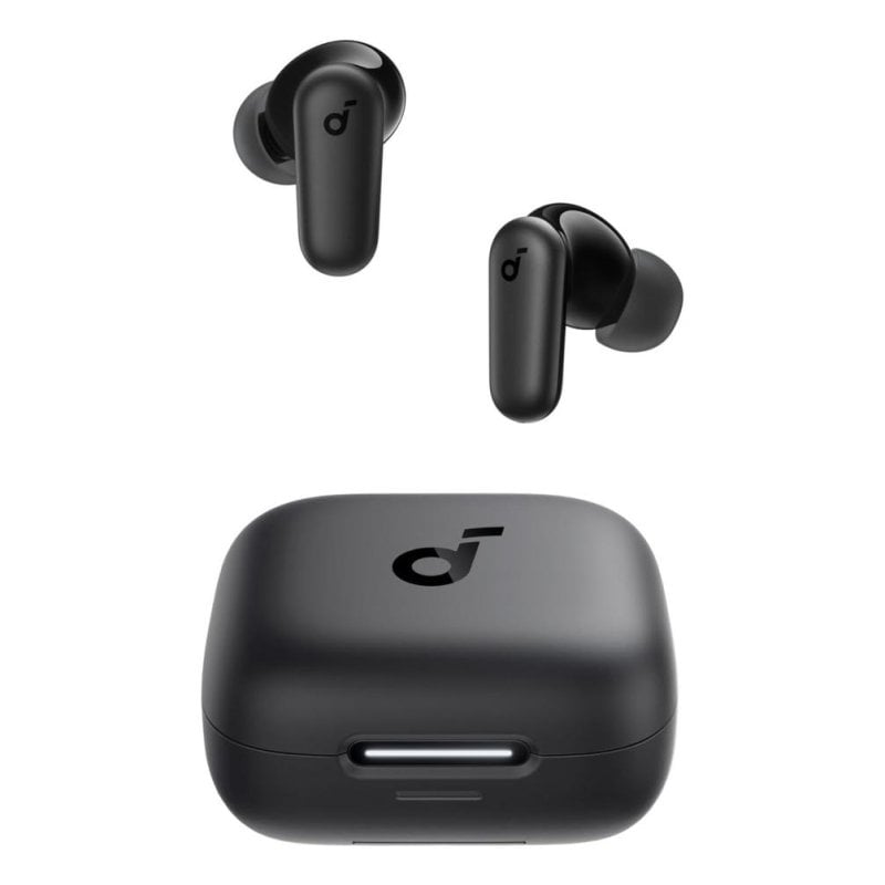 Anker Auriculaires Anker P30i sans fil Bluetooth avec réduction active de bruit, micro, IP54, Black