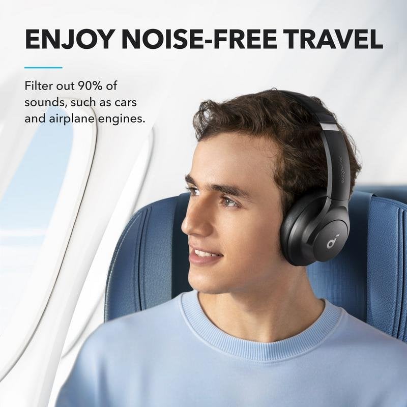 soundcore Casque Soundcore Q21i NC sans fil Bluetooth avec réduction de bruit et micro Black