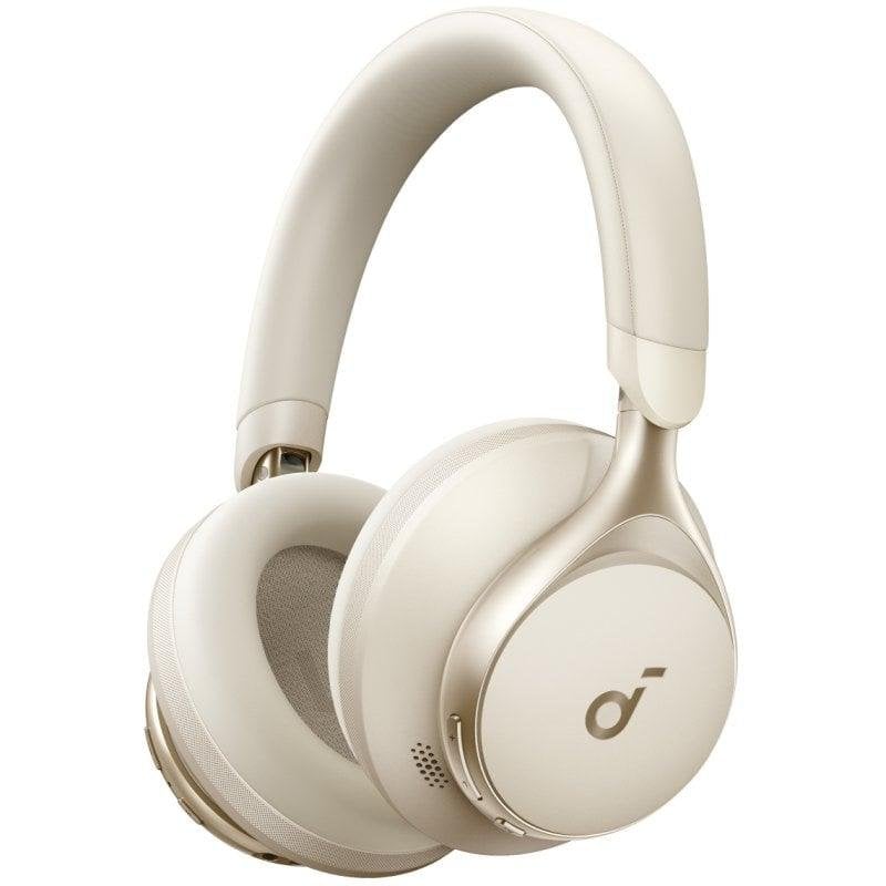 soundcore Auriculares Soundcore Space One sans fil Bluetooth avec ANC et Latte Cream